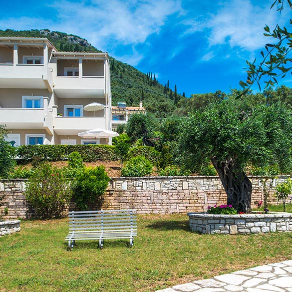 Nissaki Corfu apartments by the beach